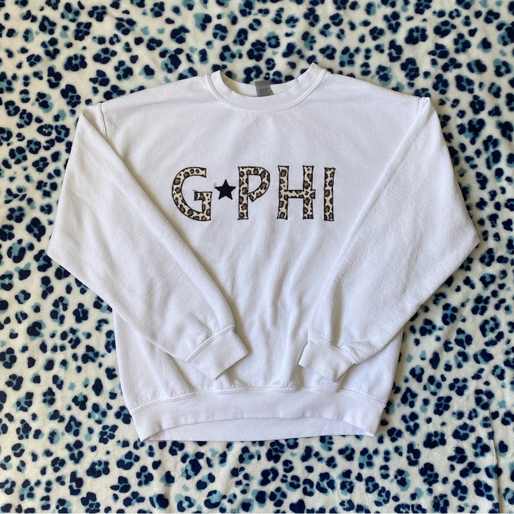 GAMMA PHI BETA crewneck 🐆🖤